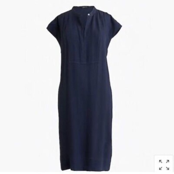 J.Crew Navy Easy Tunic Dress, Size M - Picture 1 of 9